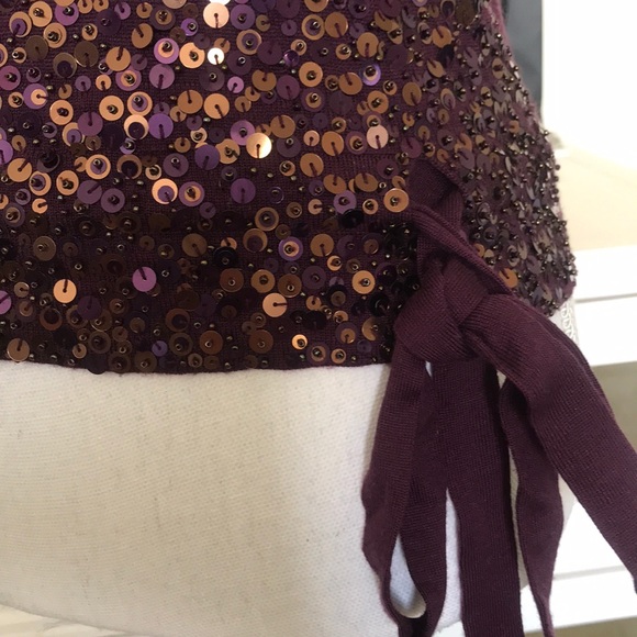 New Escada - Wool, Silk & Cashmere beaded tank - Picture 3 of 8